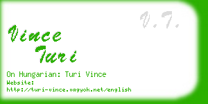 vince turi business card